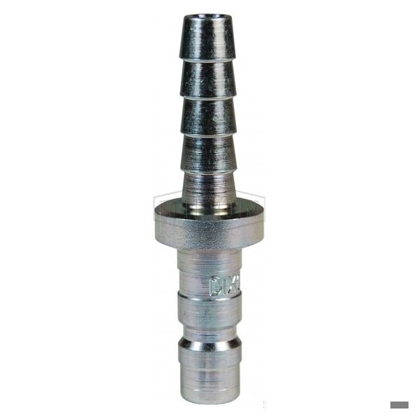 A Series High Pressure Quick Disconnect Pneumatic Plug, 1/4 in Nominal, Quick Disconnect Plug x Hose
